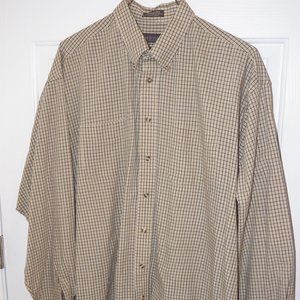 Van Heusen XXLT Button Front Shirt, Long Sleeves